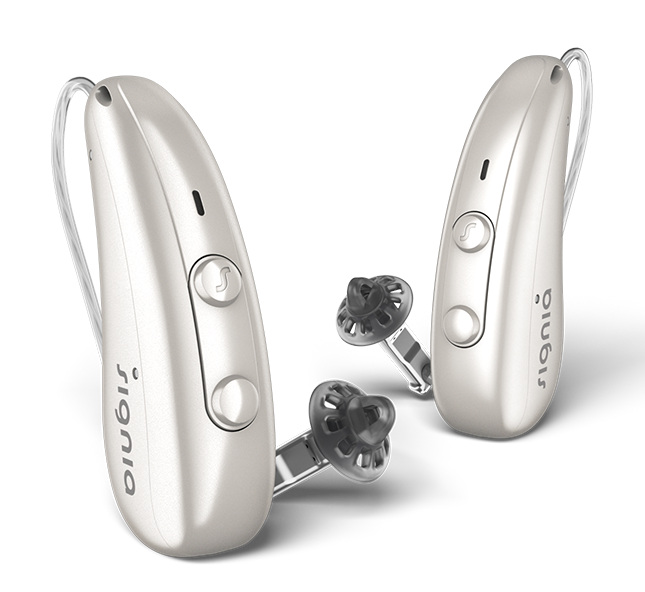 Pure Charge&Go IX Pearl White hearing aid